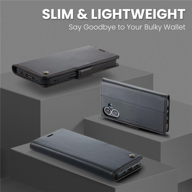 CaseMe iPhone 17 Wallet RFID Blocking Case