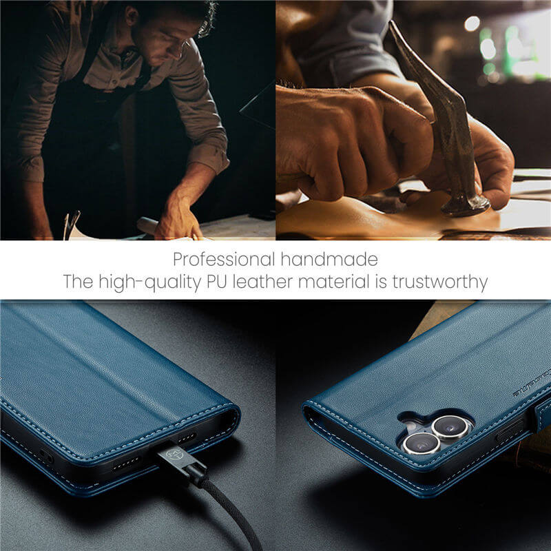 CaseMe iPhone 17 Wallet RFID Blocking Case