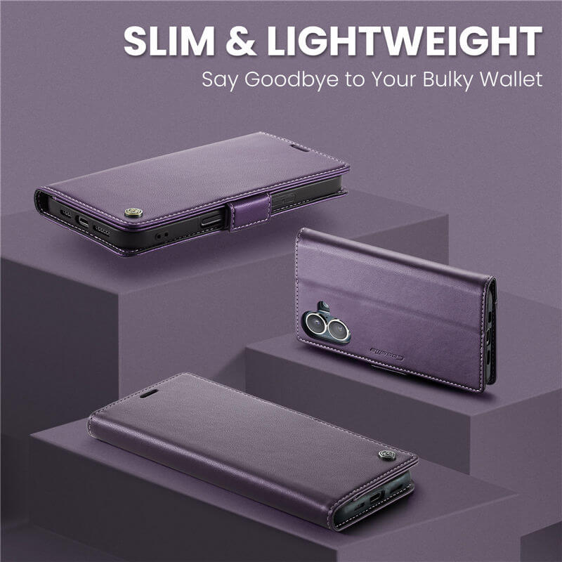 CaseMe iPhone 17 Wallet RFID Blocking Case