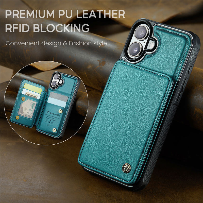 CaseMe iPhone 17 Pro Max RFID Blocking Card Holder Case