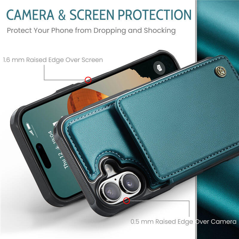 CaseMe iPhone 17 Pro Max RFID Blocking Card Holder Case