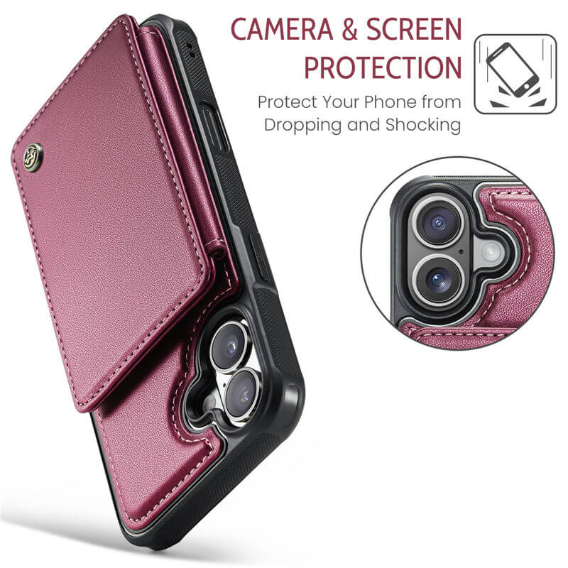 CaseMe iPhone 17 RFID Blocking Card Holder Case