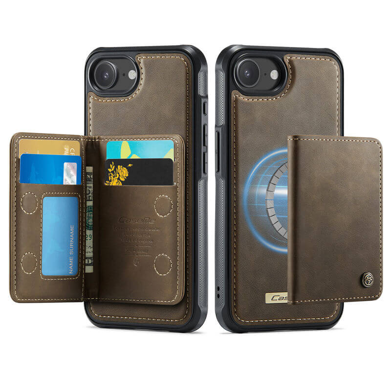 CaseMe iPhone 17e 2-in-1 Detachable Magnetic Wallet Case