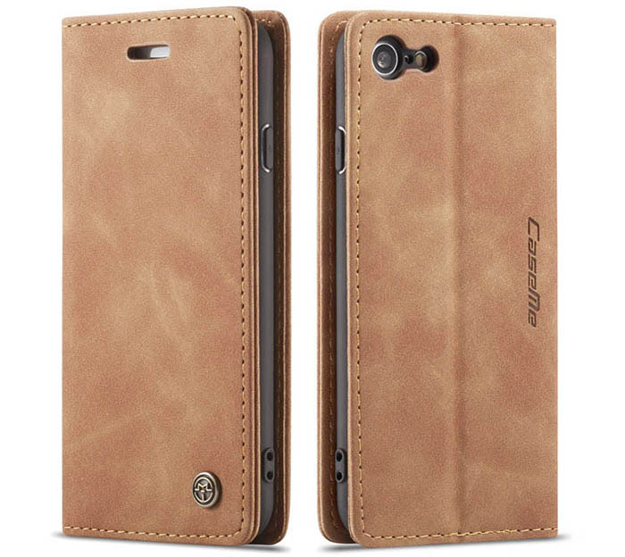 CaseMe iPhone 7/8 Retro Wallet Kickstand Magnetic Flip Leather Case