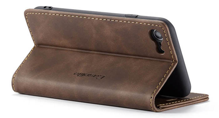 CaseMe iPhone 7/8 Retro Wallet Kickstand Magnetic Flip Leather Case