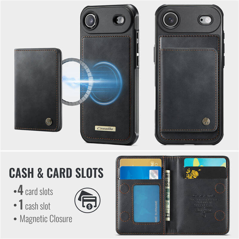 CaseMe iPhone Air 2-in-1 Detachable Magnetic Wallet Case