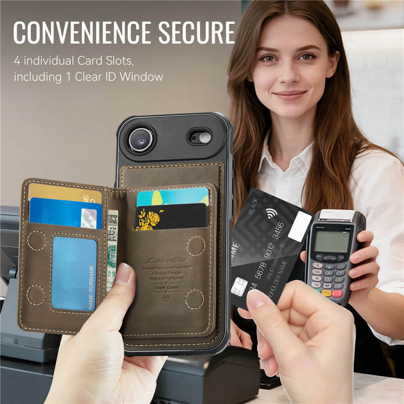 CaseMe iPhone Air 2-in-1 Detachable Magnetic Wallet Case