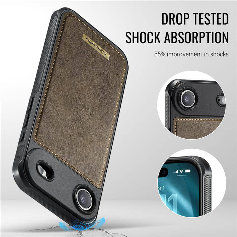 CaseMe iPhone Air 2-in-1 Detachable Magnetic Wallet Case