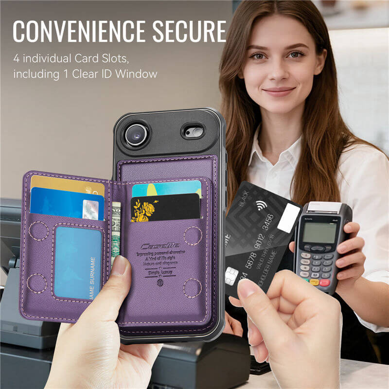 CaseMe iPhone Air 2-in-1 Detachable Magnetic Wallet Case